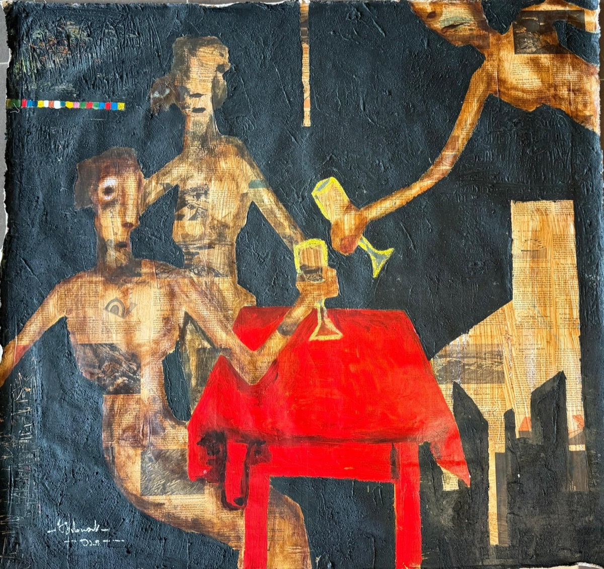 Artwork titled the red table